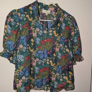 Pinch Floral Multicolor Blouse